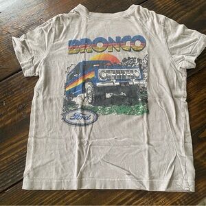 Crazy 8 retro style forr bronco colorful short sleeve t shirt tee kids 10-12 L